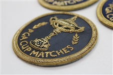 Three (3) Undated PGA Cup Matches Circle Bullion Crests Patches
