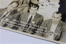 Ten (10) PGA of America Annual Meeting Oversize Original Photos - 1934-1954