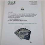 Ten (10) PGA of America Annual Meeting Oversize Original Photos - 1934-1954
