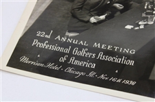Ten (10) PGA of America Annual Meeting Oversize Original Photos - 1934-1954