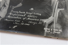 Ten (10) PGA of America Annual Meeting Oversize Original Photos - 1934-1954