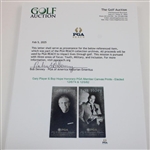 Gary Player & Bop Hope Honorary PGA Member Canvas Prints - Elected 12/6/74 & 12/9/82 