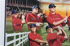 2008 Ryder Cup at Valhalla US Team Poster - Framed