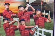 2008 Ryder Cup at Valhalla US Team Poster - Framed