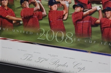 2008 Ryder Cup at Valhalla US Team Poster - Framed