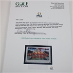 2008 Ryder Cup at Valhalla US Team Poster - Framed