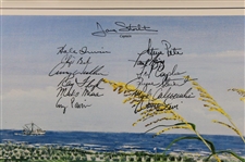1991 Ryder Cup Team USA at Kiawah Island Poster - Framed