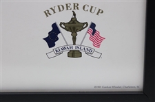 1991 Ryder Cup Team USA at Kiawah Island Poster - Framed