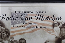 2001 Ryder Cup at the Belfry Poster - Framed