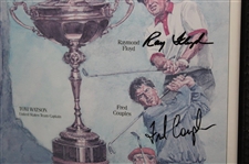 1993 Ryder Cup Team USA at the Belfry Facsimile Signed Poster - Framed