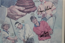 1993 Ryder Cup Team USA at the Belfry Facsimile Signed Poster - Framed