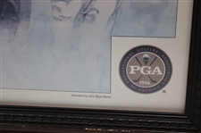 1993 Ryder Cup Team USA at the Belfry Facsimile Signed Poster - Framed