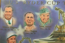 Ryder Cup Team Captains Poster - Framed