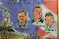Ryder Cup Team Captains Poster - Framed