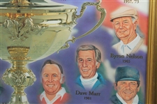 Ryder Cup Team Captains Poster - Framed