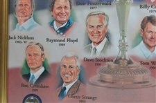 Ryder Cup Team Captains Poster - Framed