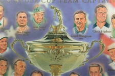 Ryder Cup Team Captains Poster - Framed