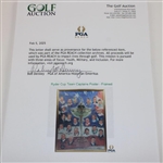 Ryder Cup Team Captains Poster - Framed