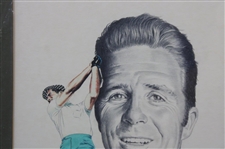 Gary Player Jim Mcqueen Print - Framed