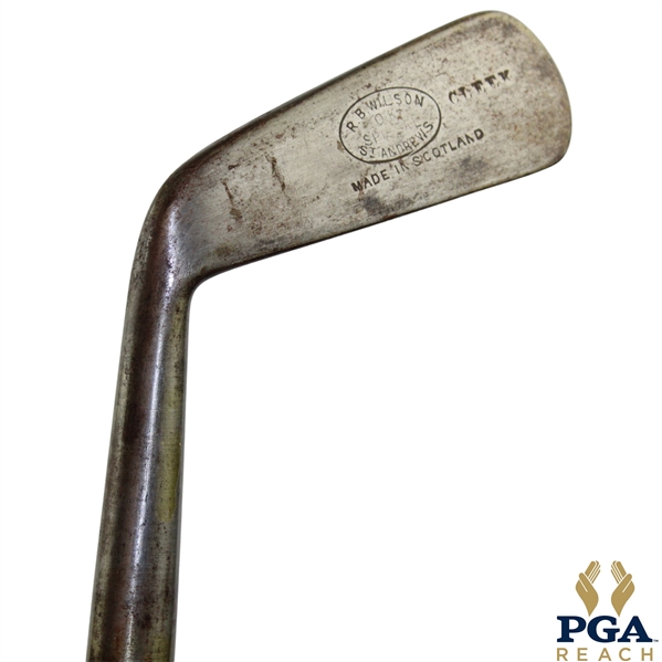 R. B. Wilson O K Special Made In Scotland Left Handed Cleek w/Shaft Stamp