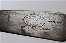R. B. Wilson O K Special Made In Scotland Left Handed Cleek w/Shaft Stamp