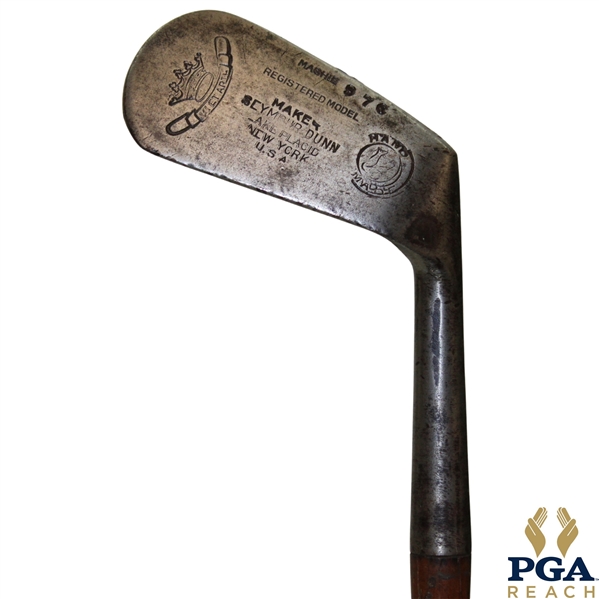 Seymour Dunn Lake Placid N. Y. Registered Model Hand Made Mashie 