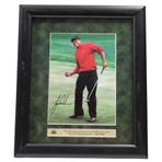 Upperdeck "Be Yourself" Tiger Woods Photo - Framed