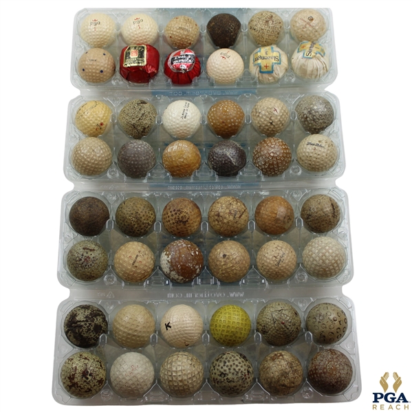 Four (4) Dozen Vintage & Classic Mesh, Bramble & other Golf Balls