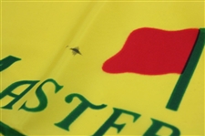 Ben Crenshaw Signed Classic 1995 Masters Yellow w/Green Outline Screen Flag w/Dates JSA ALOA