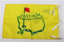 Ben Crenshaw Signed Classic 1995 Masters Yellow w/Green Outline Screen Flag w/Dates JSA ALOA