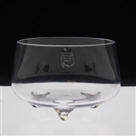 Augusta National Golf Club Members Logo Three-Footed Glass Bowl