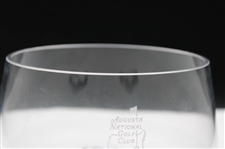 Augusta National Golf Club Members Logo Three-Footed Glass Bowl