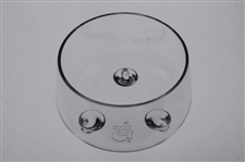 Augusta National Golf Club Members Logo Three-Footed Glass Bowl