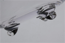 Augusta National Golf Club Members Logo Three-Footed Glass Bowl