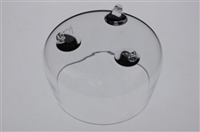 Augusta National Golf Club Members Logo Three-Footed Glass Bowl