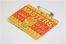 1975 Masters Tournament SERIES Badge #7559 - Jack Nicklaus Winner