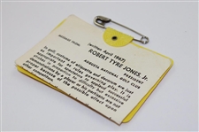 1975 Masters Tournament SERIES Badge #7559 - Jack Nicklaus Winner