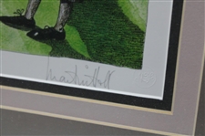 The Perfect Putt' Ltd Ed 170/300 Lithograph Signed by Artist Martin Holt