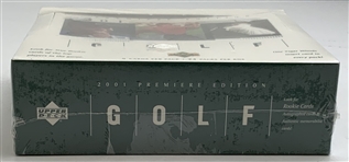 2001 Upper Deck Premiere Edition Golf Factory Sealed Hobby Box