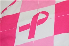 John Daly Signed Personal Pink Tartan Cancer Ribbon LoudMouth Shorts JSA ALOA