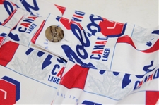 John Daly Signed Personal Molson Canadian Lager White LoudMouth Shorts JSA ALOA