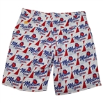 John Daly Signed Personal Molson Canadian Lager White LoudMouth Shorts JSA ALOA