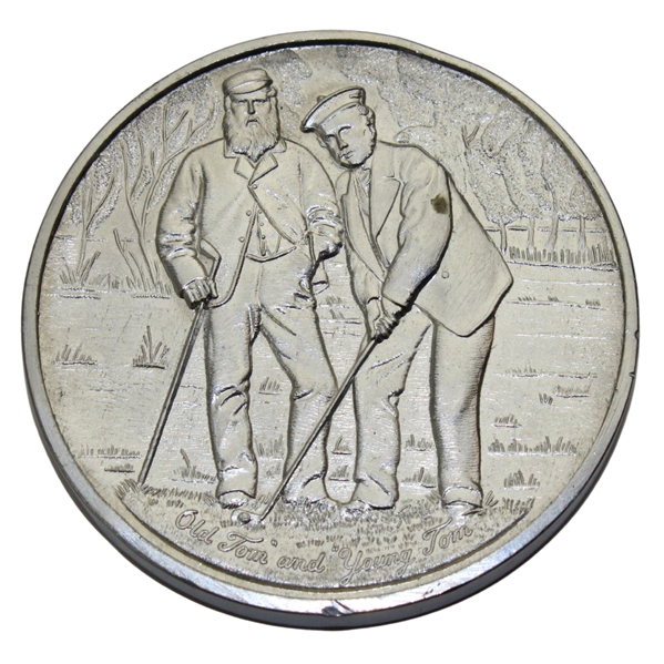 1991 Old Tom & Young Tom Dunedin Hickory Hackers St. Andrews Links Kirkwood & Son Medallion