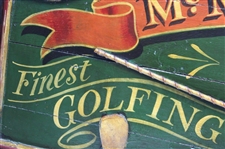Mcmullen & Perth Finest Golfing Equipment Since 1847 Wooden Sign