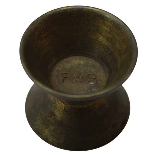 Vintage Far & Sure Brass Sand Tee Mold