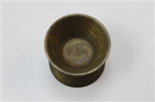 Vintage Far & Sure Brass Sand Tee Mold