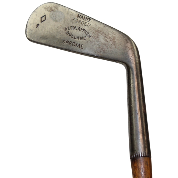 c.1895 Alex Aitken Gullane Special Hand Forged Iron w/Shaft Stamp