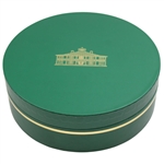 Six (6) Augusta National Clubhouse 2025 Holiday Party Red Checker Pattern Porcelain Dishes