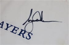 Tiger Woods & others Signed 2011 The Players Embroidered Flag JSA ALOA