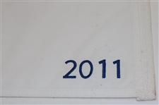 Tiger Woods & others Signed 2011 The Players Embroidered Flag JSA ALOA
